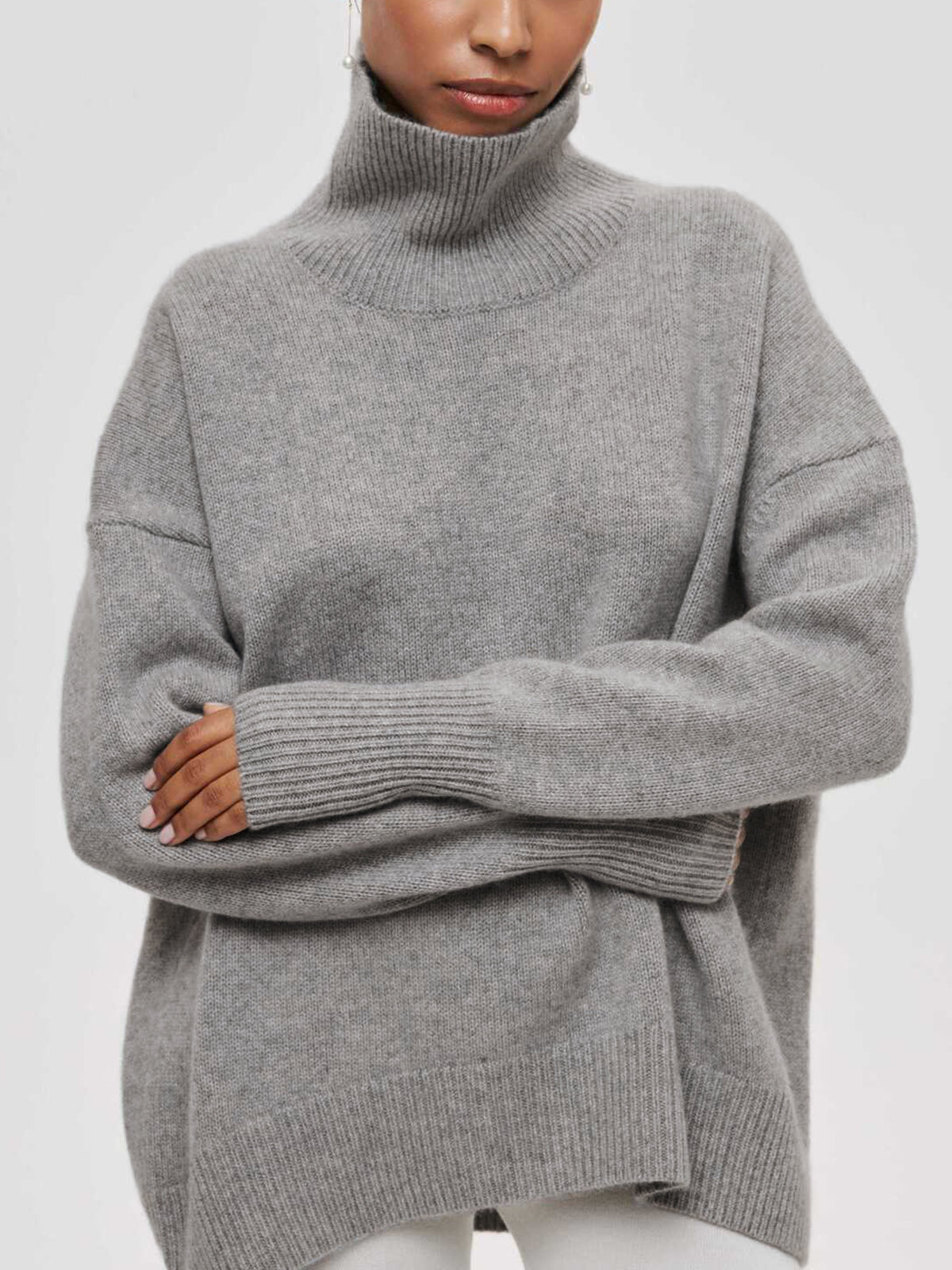 JERSEY OVERSIZE DE CUELLO ALTO - Veska