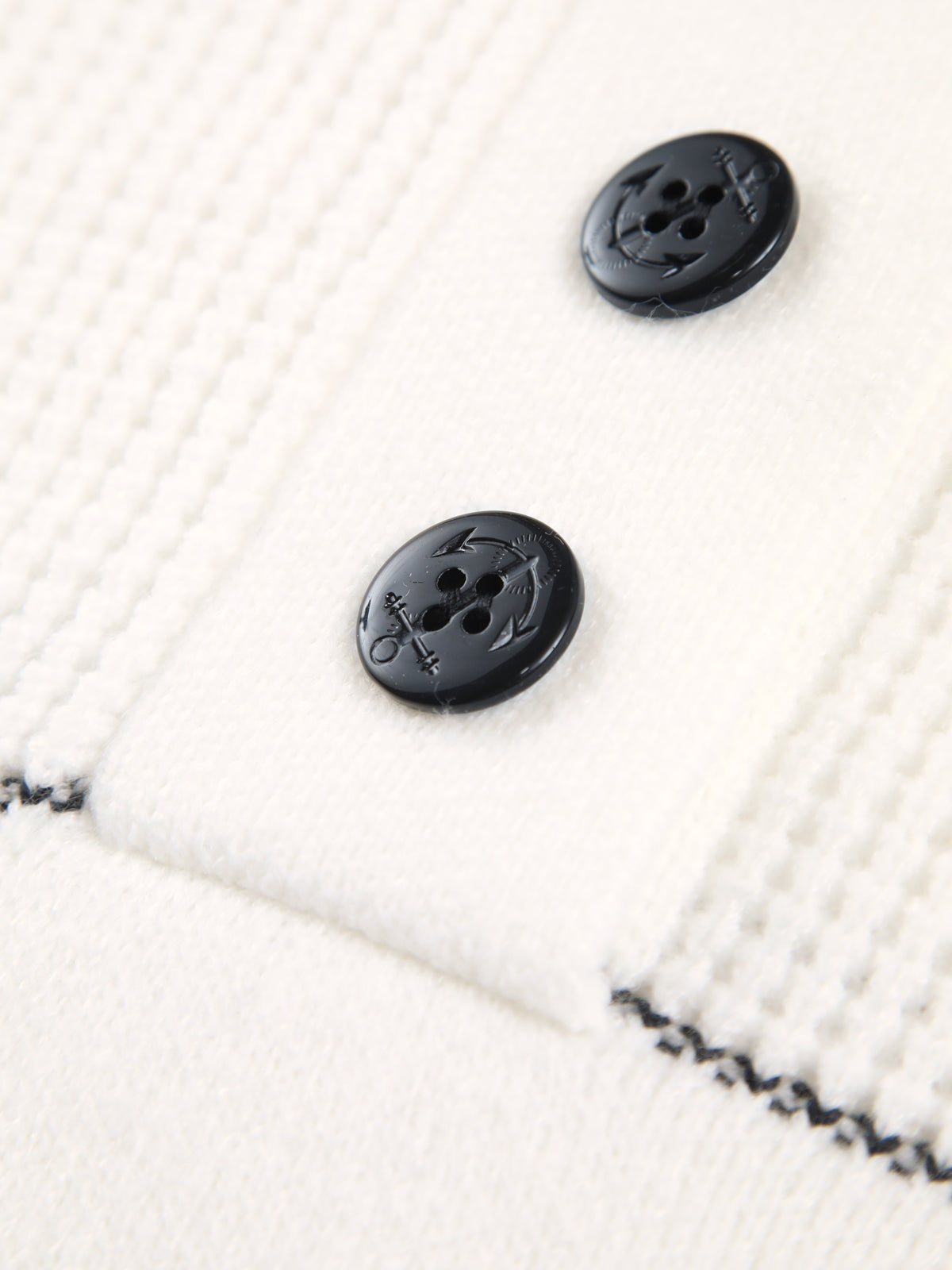 JERSEY CON CUELLO ABIERTO Y BOTONES - Veska