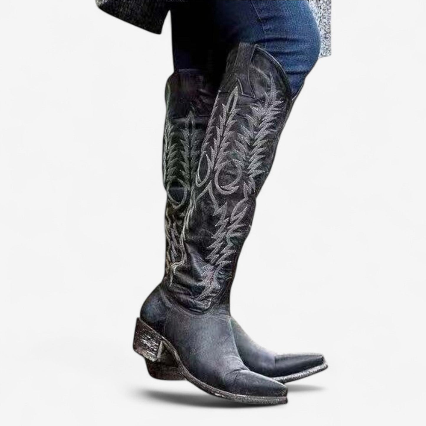 BOTA COWBOY I Bordada - Veska