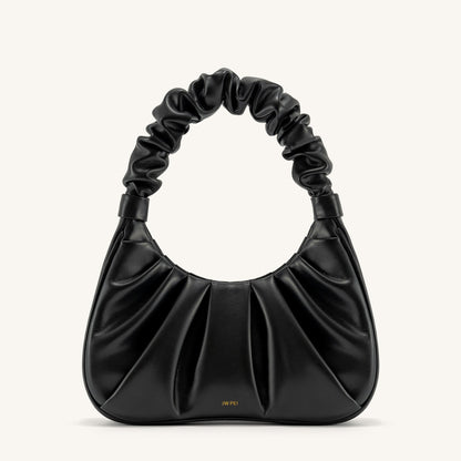 BOLSO FRUNCIDO I Piel negro - Veska 