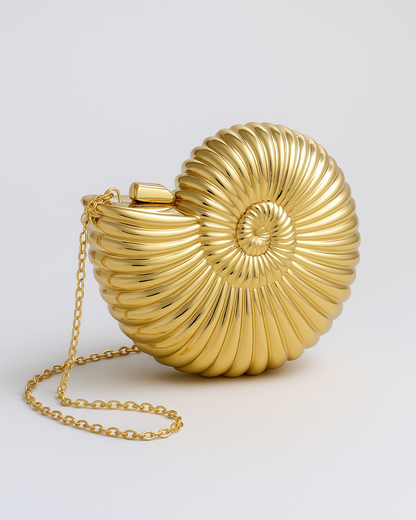 Ariel Gold Clutch - Veska 