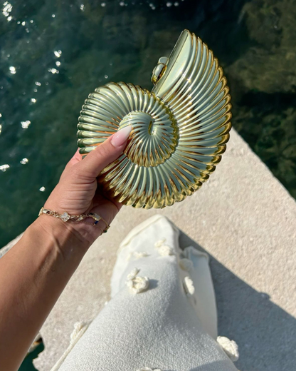 Ariel Gold Clutch - Veska 