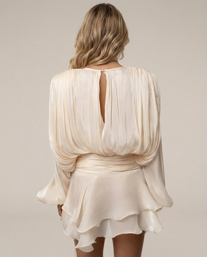 ARIA | EVE Draped Mini Dress - Veska 