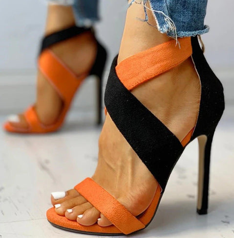 Women's Fashion With Color Matching Sandals - Veska 