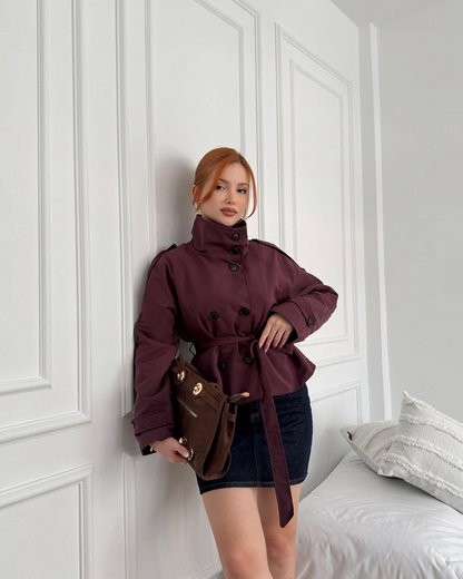 ARIA | Short Trench Coat - Veska 