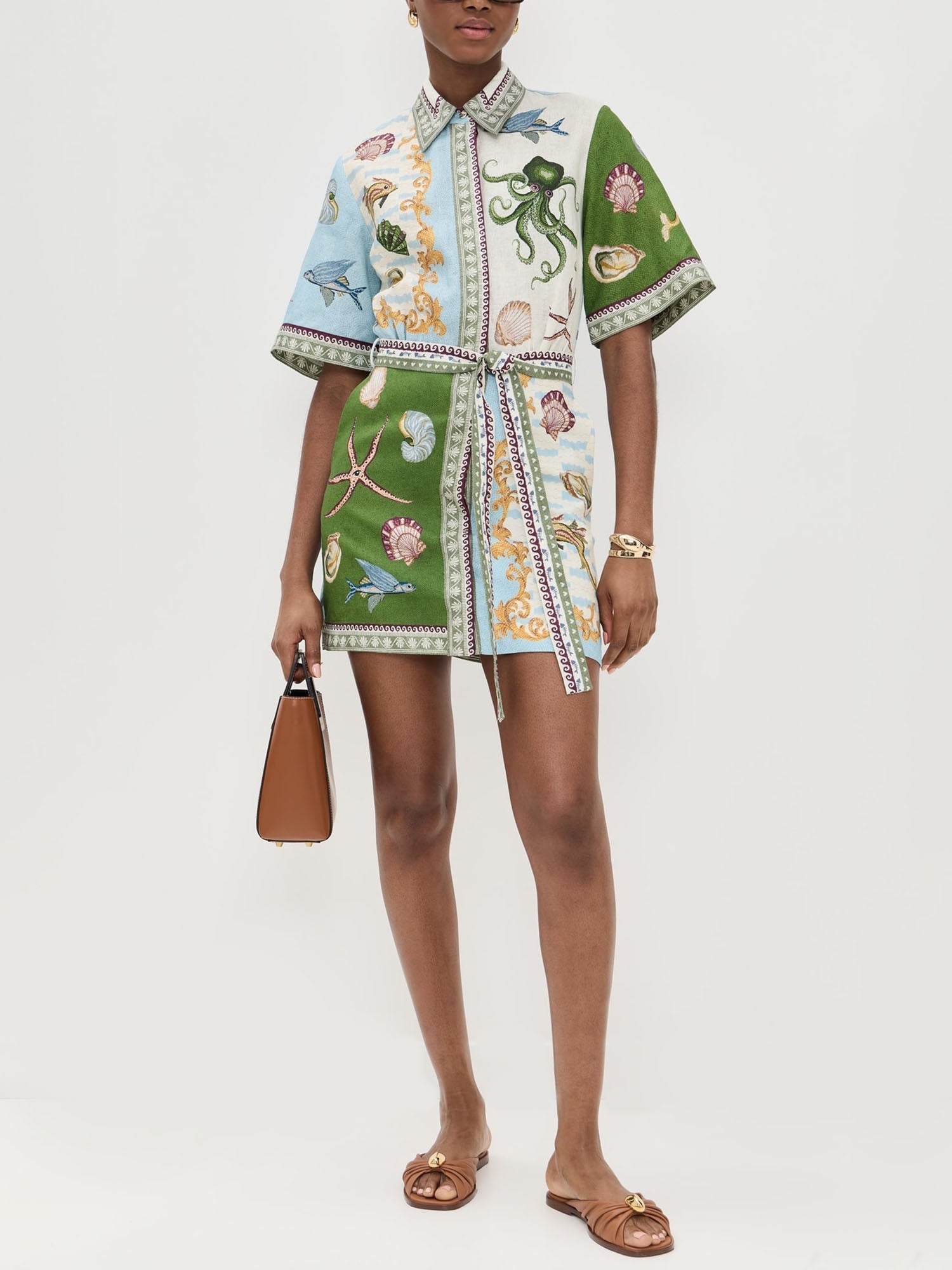CONJUNTO CAMISERO ESTAMPADO MEDITERRÁNEO - Veska 