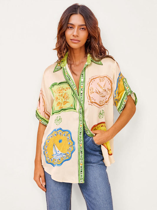 CONJUNTO DE DOS PIEZAS CON ESTAMPADO - Veska 