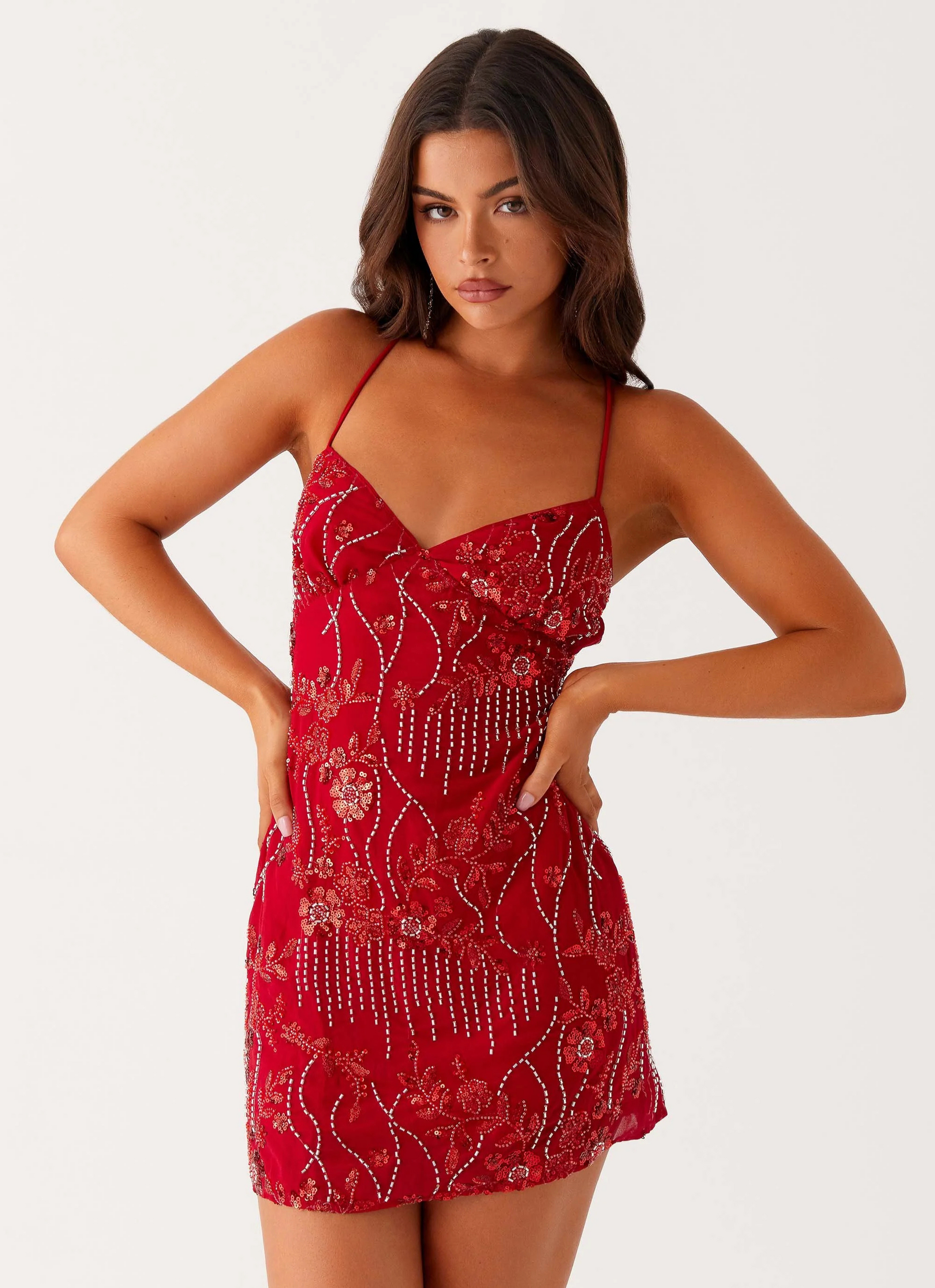 ARIA | Sequin Cami Dress - Veska 