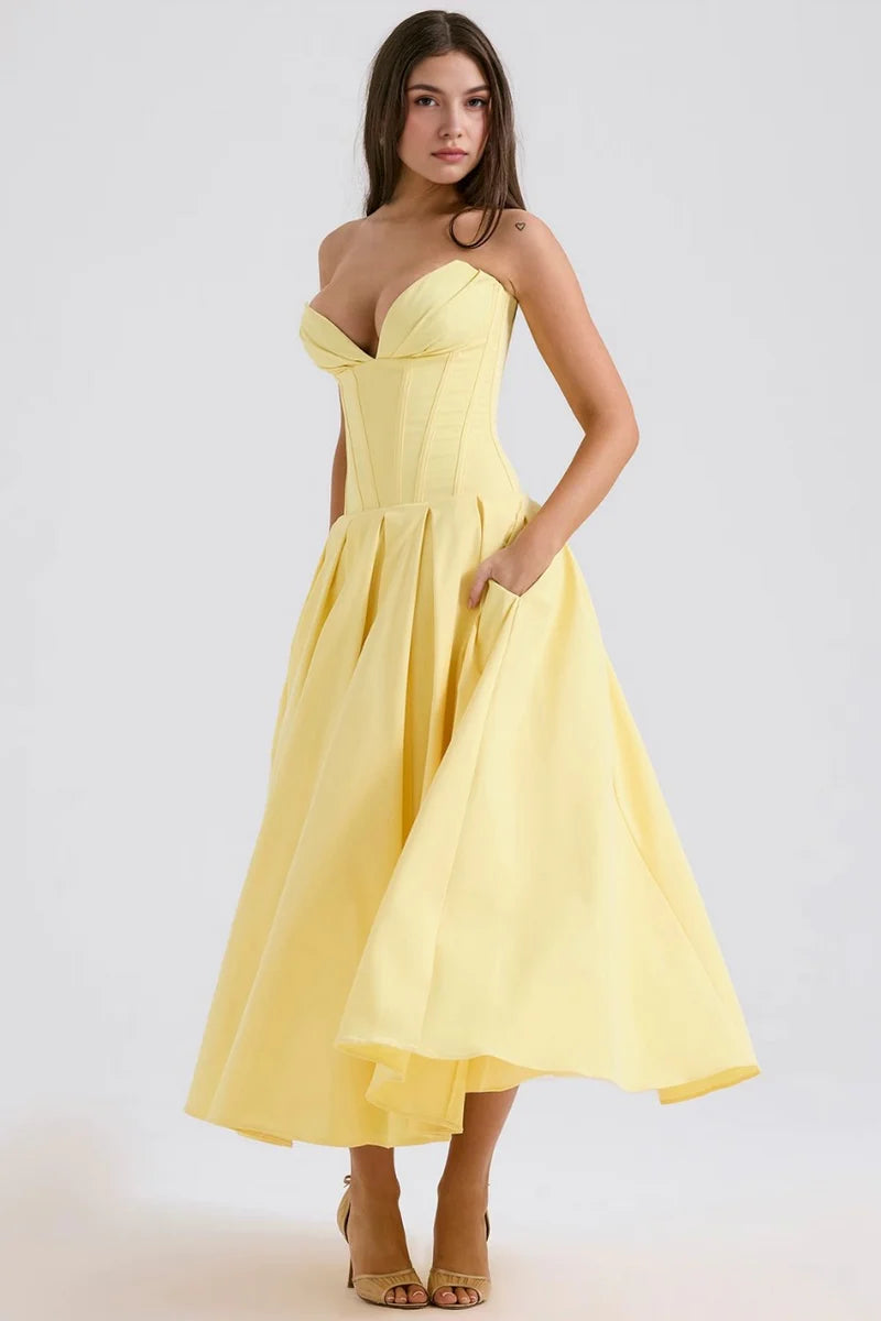 Vestido modelador Veska Samara con diseño ajustado y cómodo, ideal para moldear la figura en color negro.