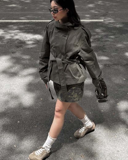 ARIA | Short Trench Coat - Veska 