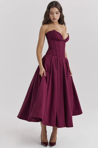 Vestido modelador Veska Samara, ajustado y cómodo, con detalles en la parte superior y cintura para una silueta definida.