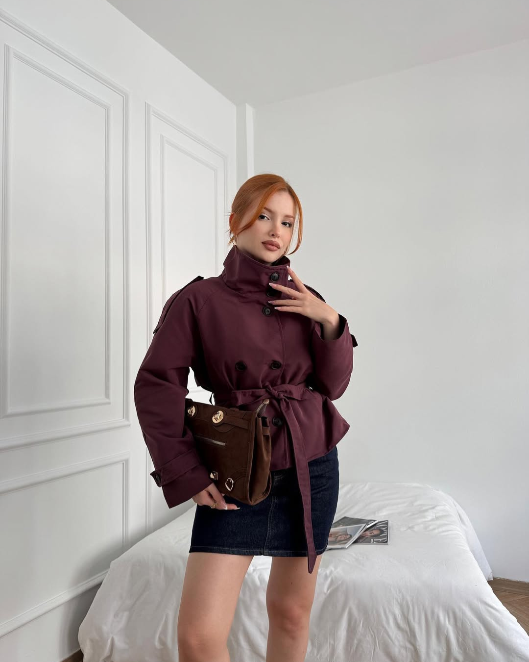 ARIA | Short Trench Coat - Veska 