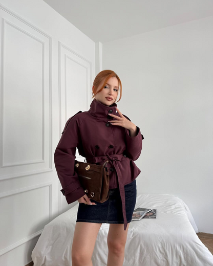 ARIA | Short Trench Coat - Veska 