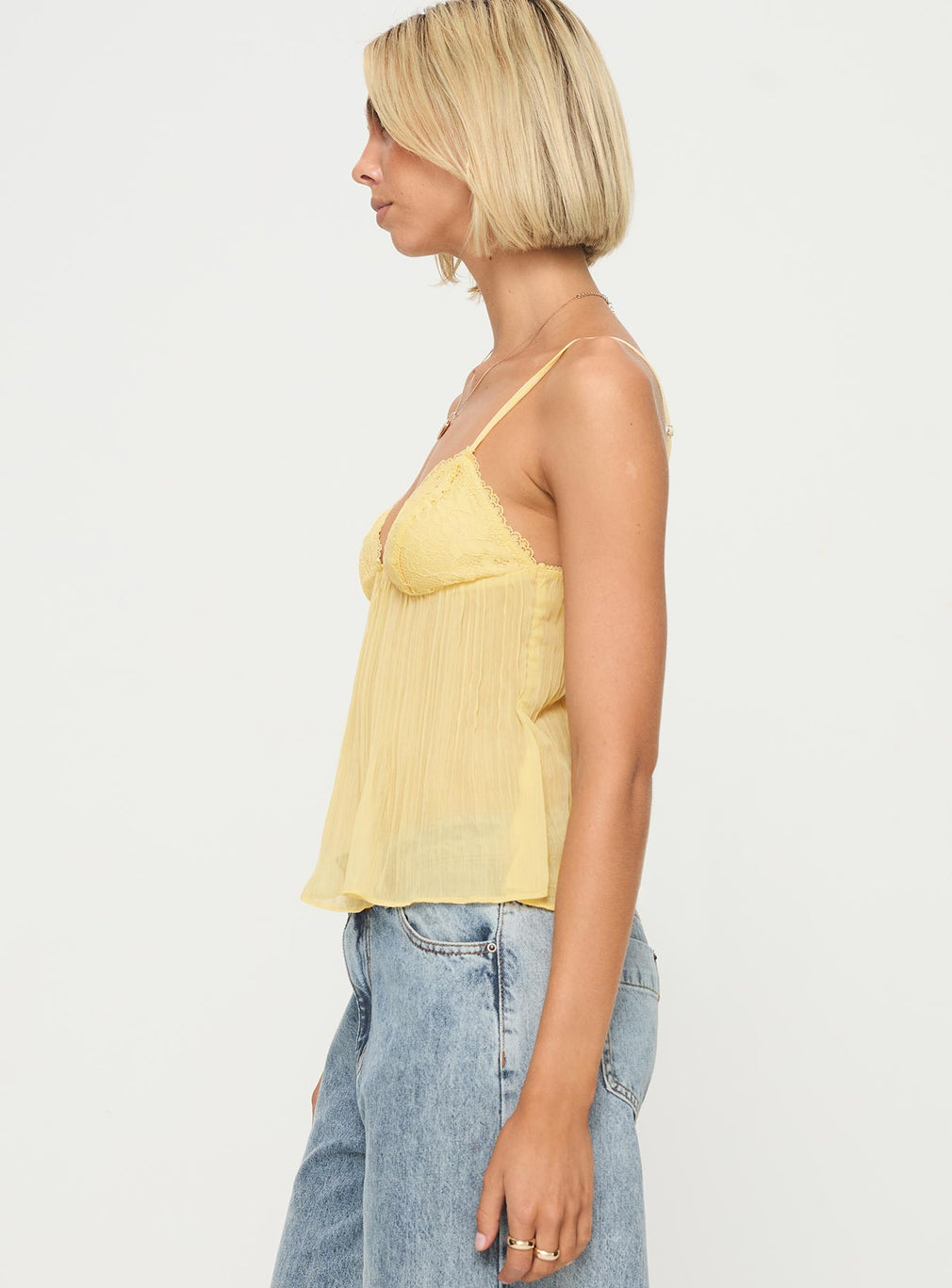 ARIA | Lace Pleated Top - Veska 