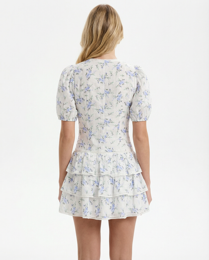ARIA | Floral Mini Dress - Veska 