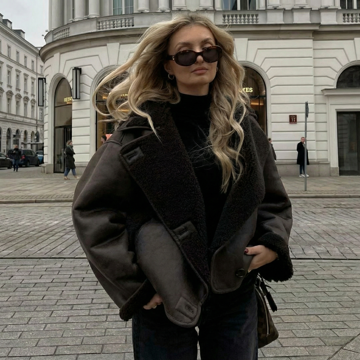 ANALIA I CHAQUETA AVIATOR - Veska 