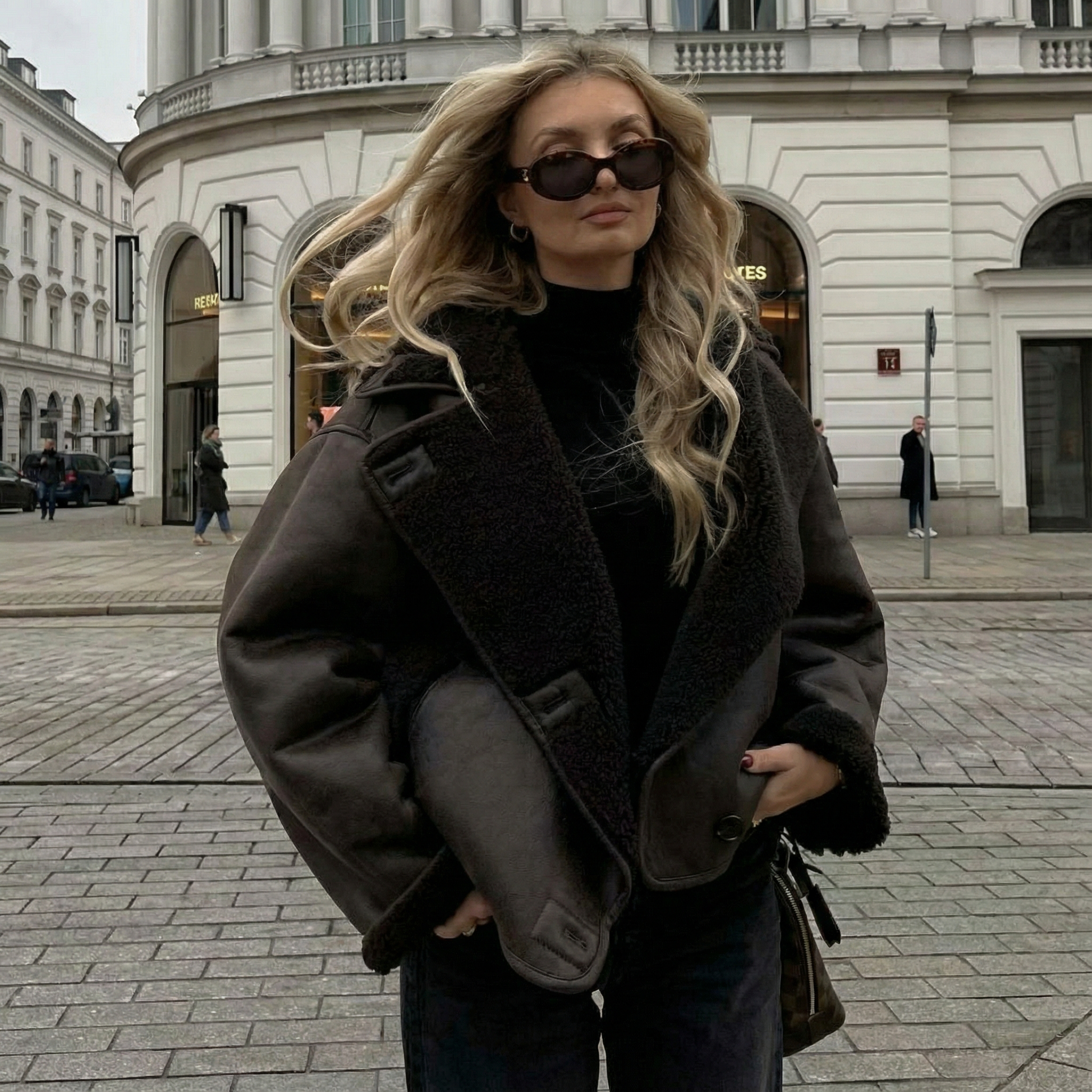 ANALIA I CHAQUETA AVIATOR - Veska 