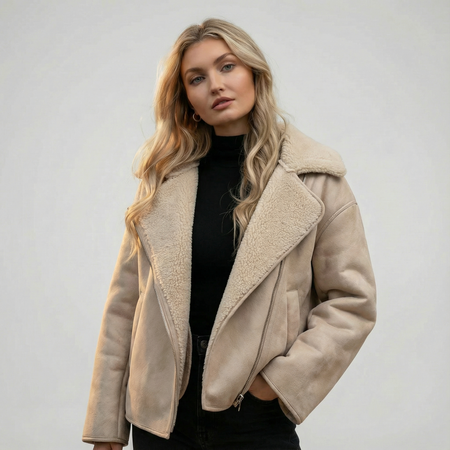 ANALIA I CHAQUETA AVIATOR - Veska 