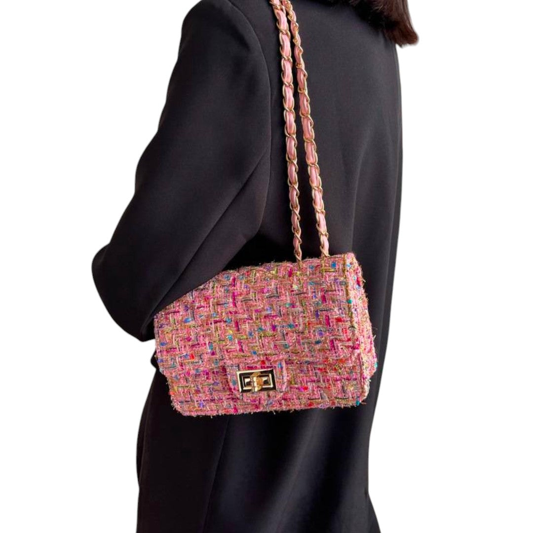 BOLSO TWEED I Cadena - Veska 