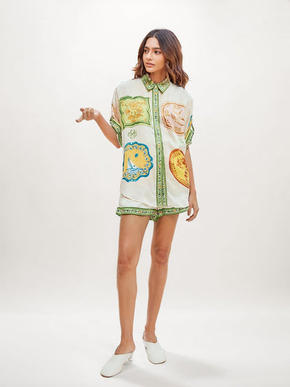 CONJUNTO DE DOS PIEZAS CON ESTAMPADO - Veska 