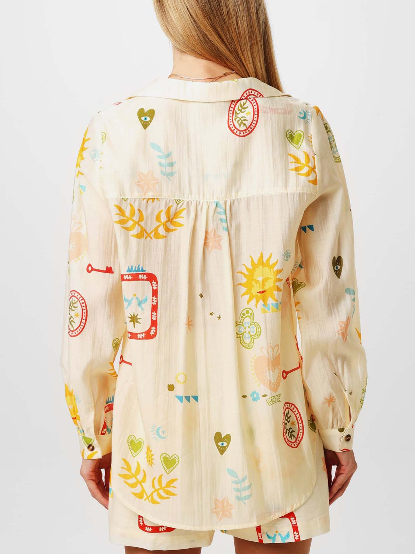 CONJUNTO CAMISERO ESTAMPADO CON SHORT - Veska 