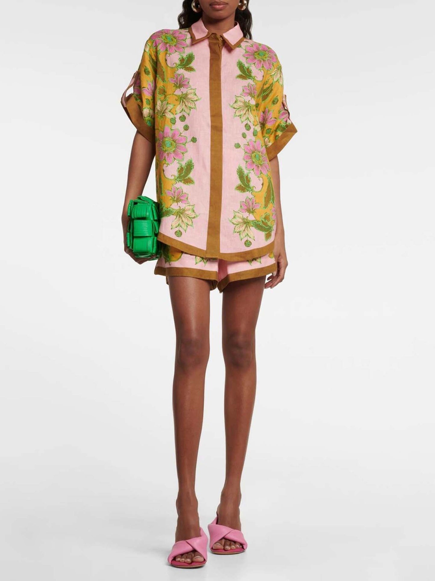 CONJUNTO CAMISERO ESTAMPADO CON SHORT - Veska 