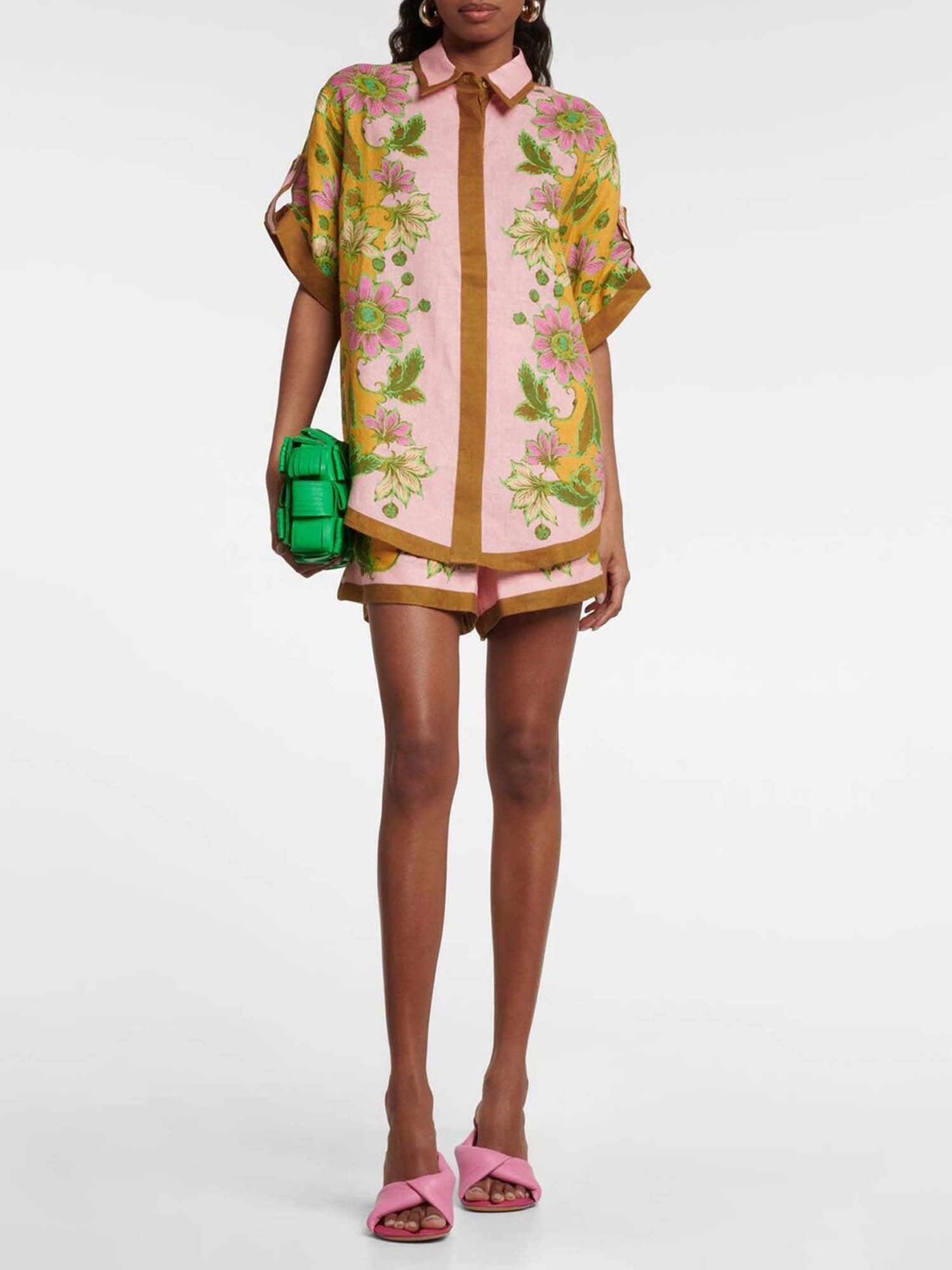 CONJUNTO CAMISERO ESTAMPADO CON SHORT - Veska 