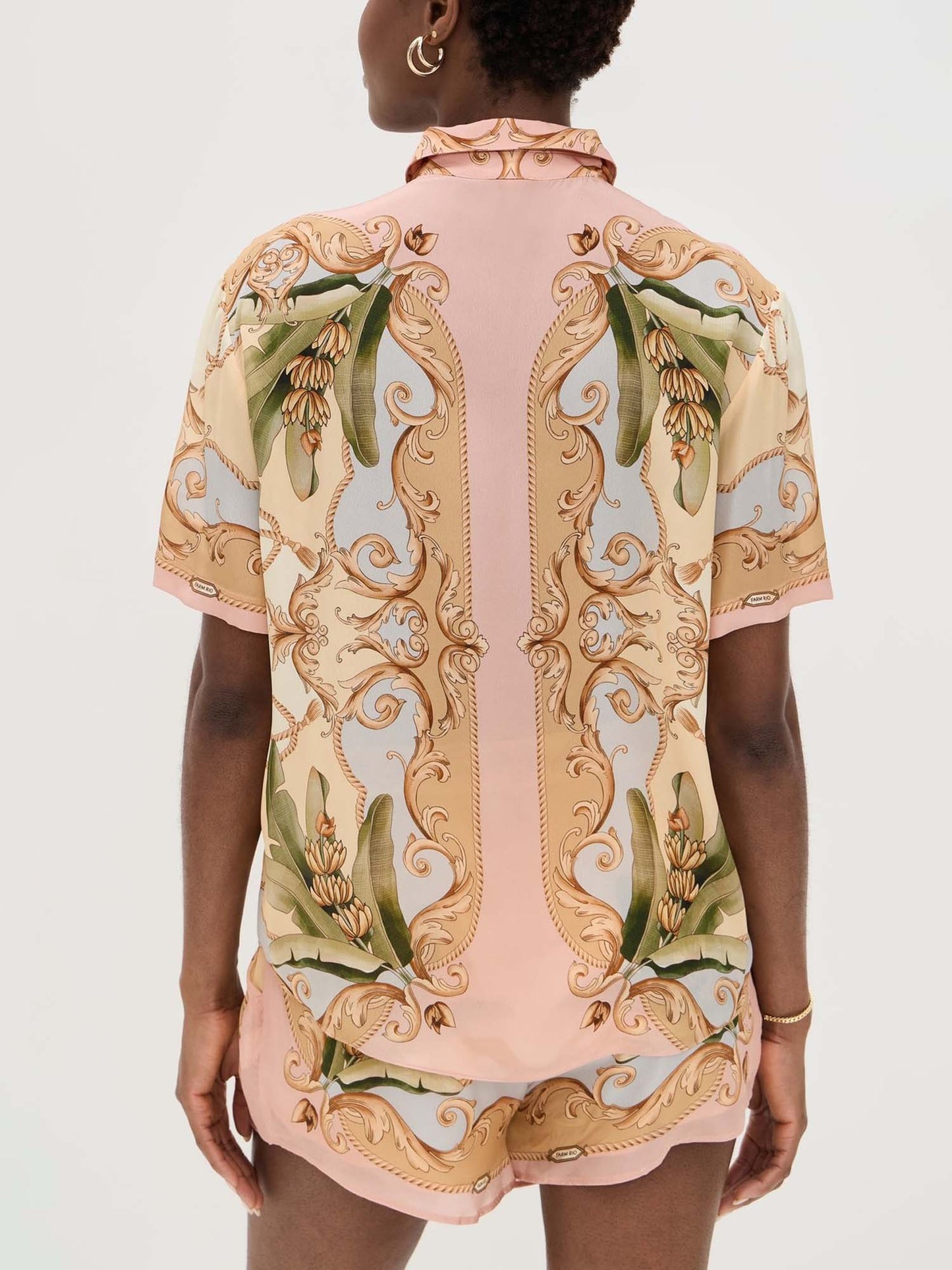 CONJUNTO CAMISERO ESTAMPADO BARROCO TROPICAL - Veska 
