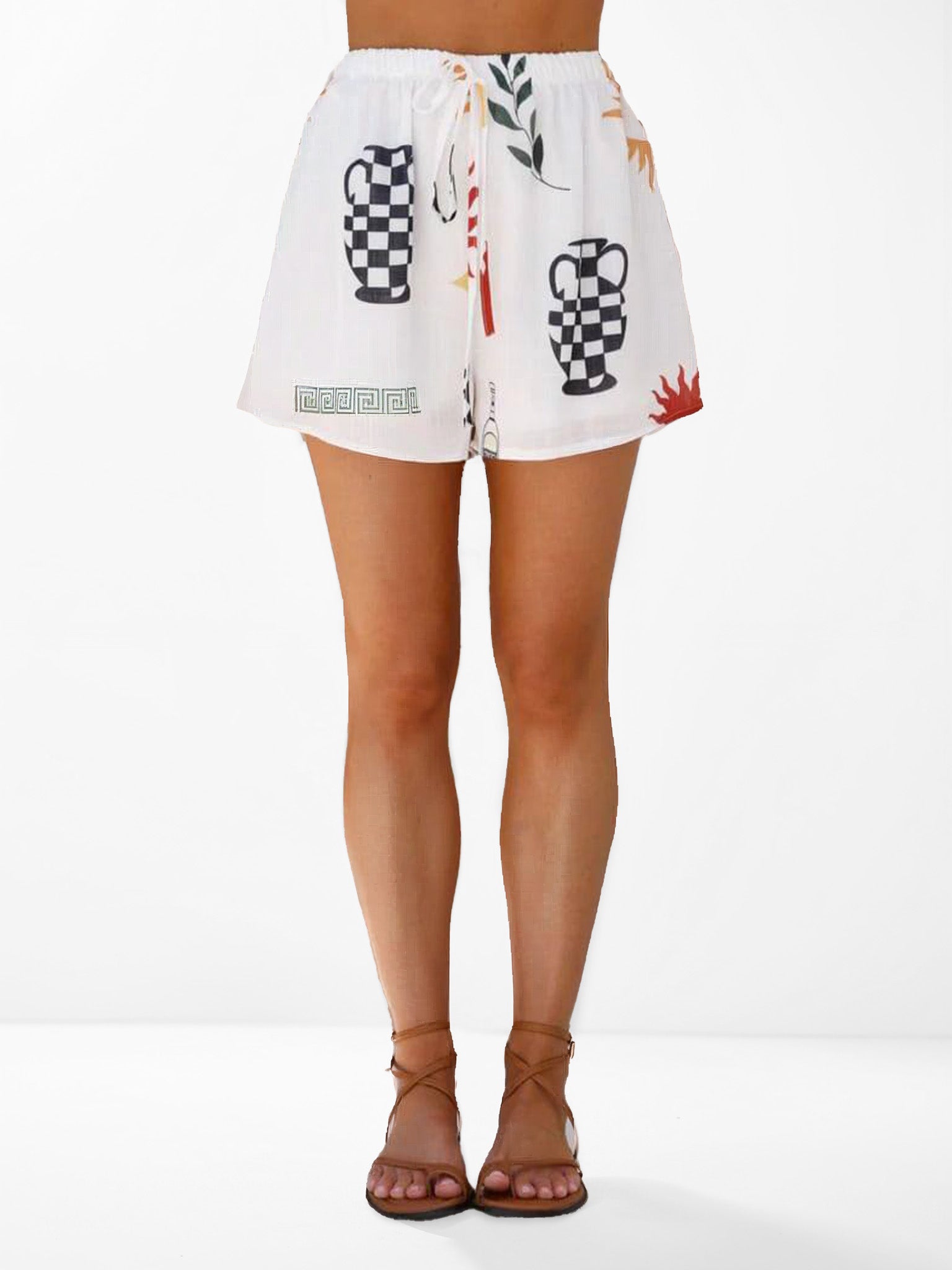 CONJUNTO DE DOS PIEZAS CON ESTAMPADO GEOMÉTRICO - Veska 