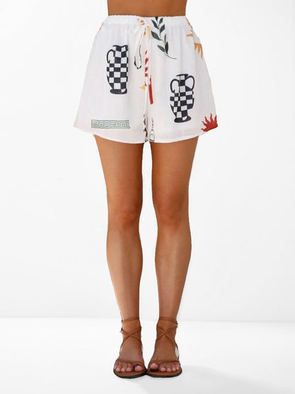 CONJUNTO DE DOS PIEZAS CON ESTAMPADO GEOMÉTRICO - Veska 