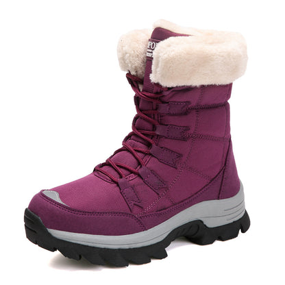 Large Size Cotton Shoes High-top Snow Boots Women's Shoes - Veska 