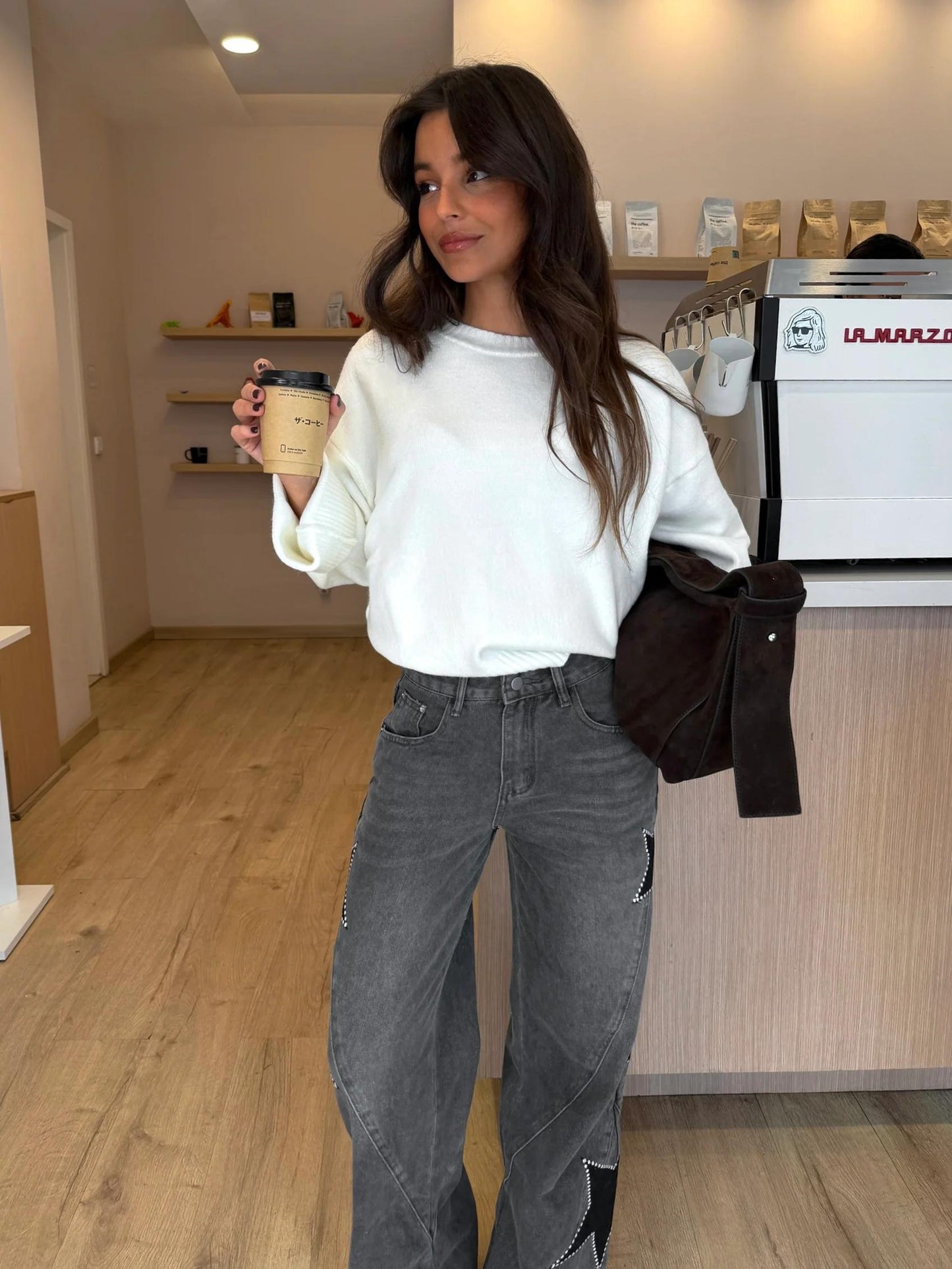 Casual Star Straight Jeans - Veska 