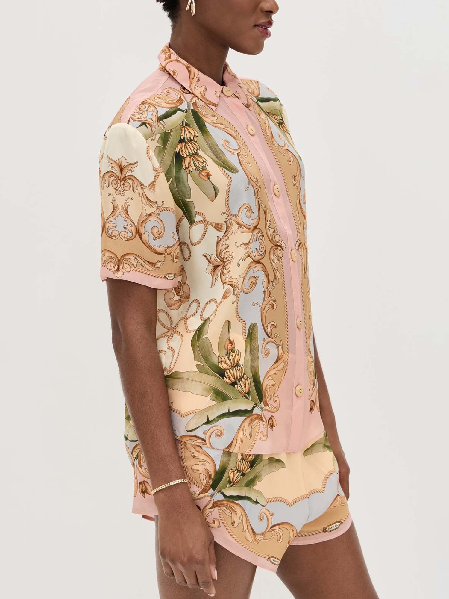 CONJUNTO CAMISERO ESTAMPADO BARROCO TROPICAL - Veska 
