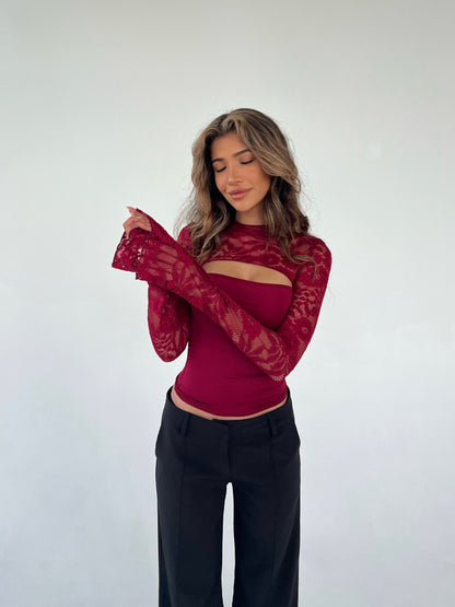 ARIA | Lace Top - Veska 