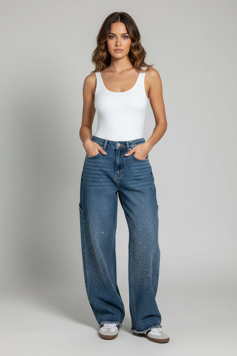 Balloon Carpenter Shine Denim Jeans - Veska 