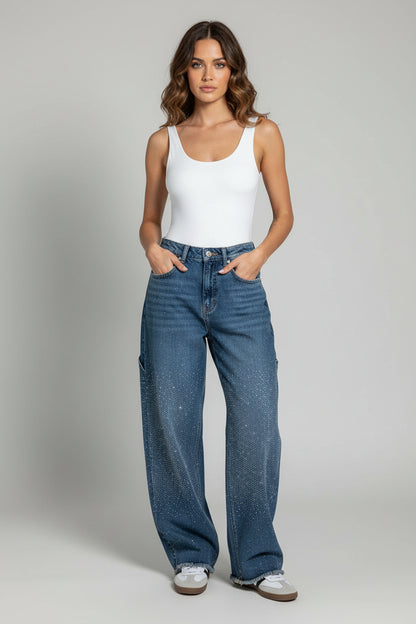 Balloon Carpenter Shine Denim Jeans - Veska 