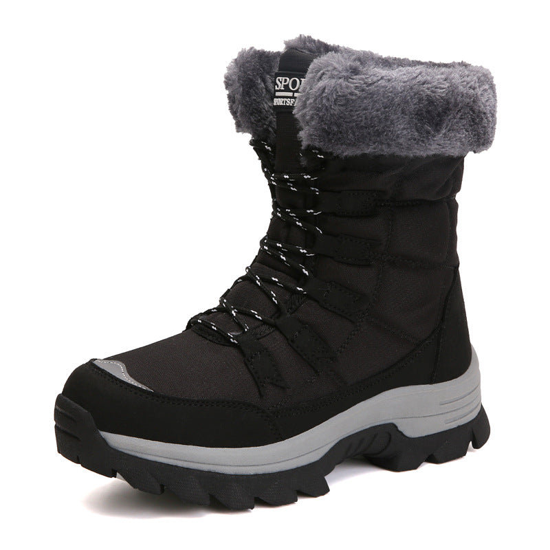 Large Size Cotton Shoes High-top Snow Boots Women's Shoes - Veska 