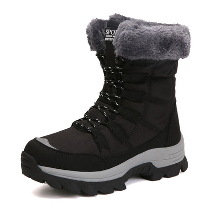 Large Size Cotton Shoes High-top Snow Boots Women's Shoes - Veska 