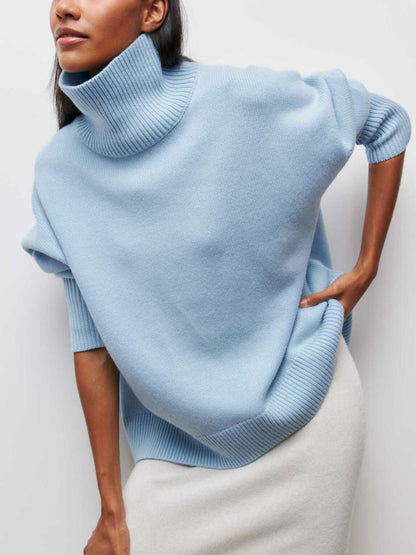 JERSEY OVERSIZE DE CUELLO ALTO - Veska 