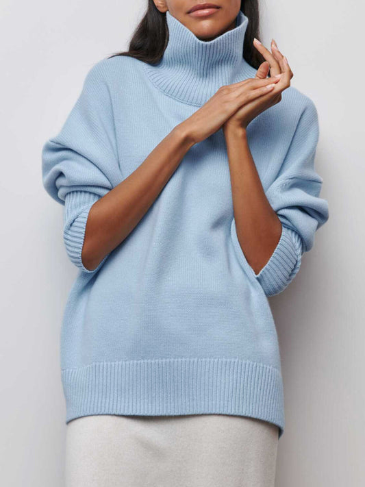 JERSEY OVERSIZE DE CUELLO ALTO - Veska