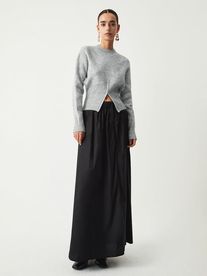 Half Zip Fuzzy Sweater - Veska 