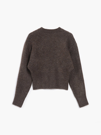 Half Zip Fuzzy Sweater - Veska 