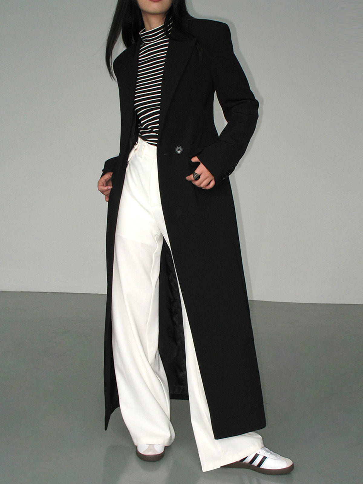 CHAQUETA BLAZER LARGA - Veska 