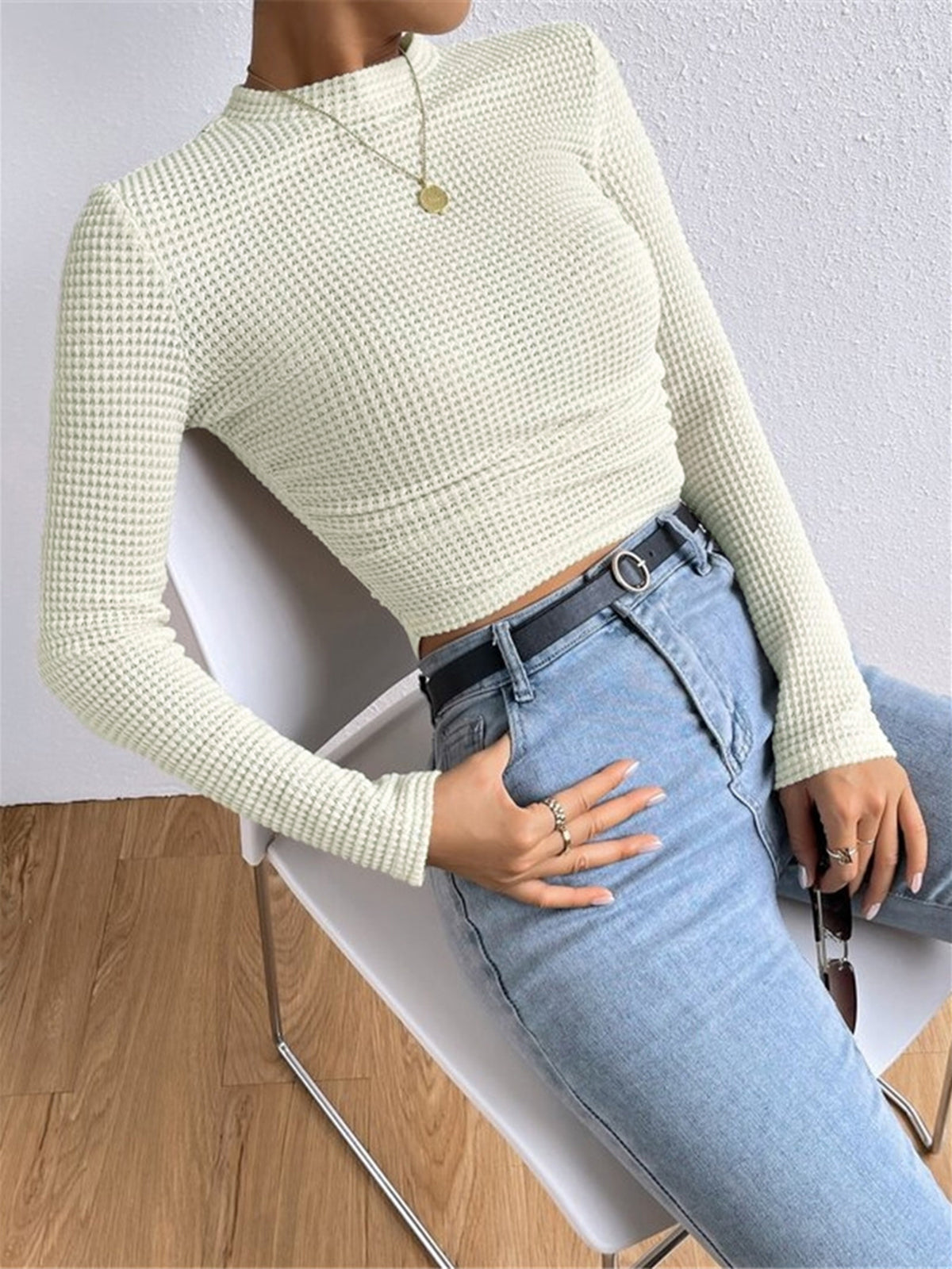 JERSEY FINO TIPO GOFRE - Veska 