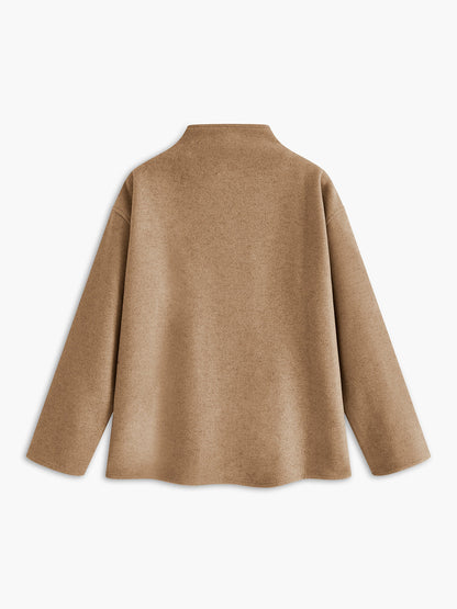 CHAQUETA OVERSIZE CON DOBLE ABOTONADURA - Veska 