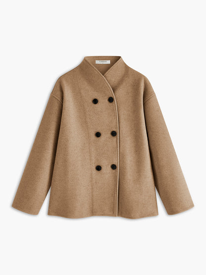 CHAQUETA OVERSIZE CON DOBLE ABOTONADURA - Veska 