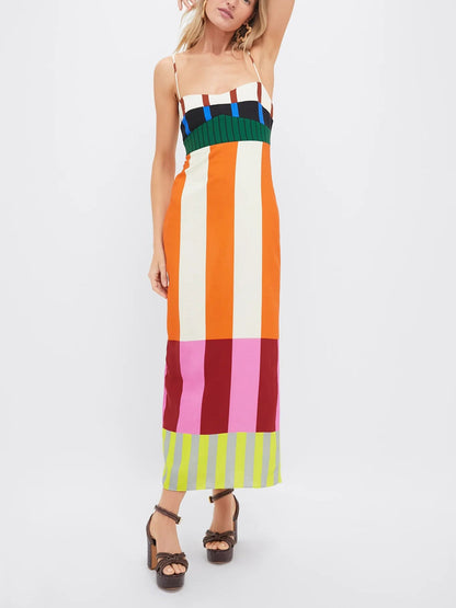 Bengal Multi Paloma Maxi Dress - Veska 
