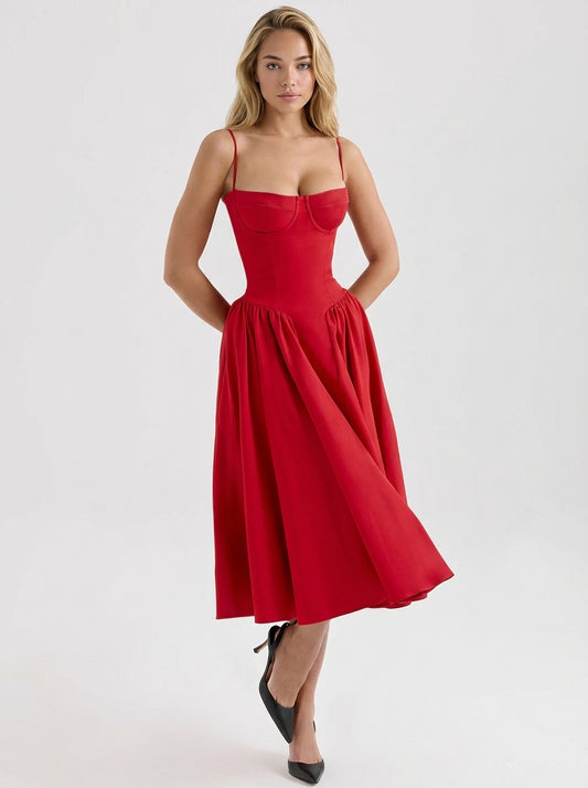 Vestido bustier Veska Annie, color negro, con detalles de encaje y corte ajustado, mostrado en la imagen 202604071101_32.