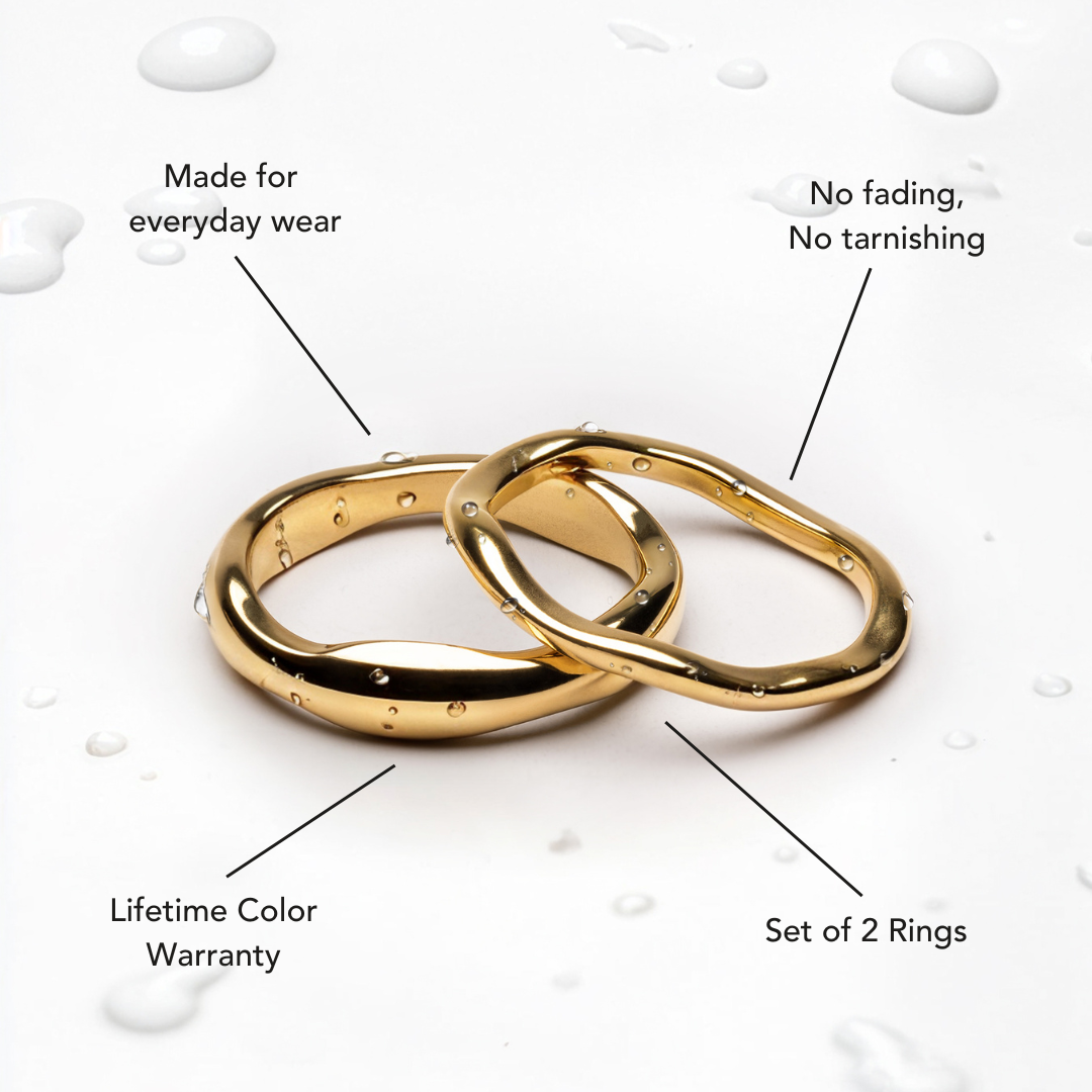 "Gemini" Stackable Rings - Veska 
