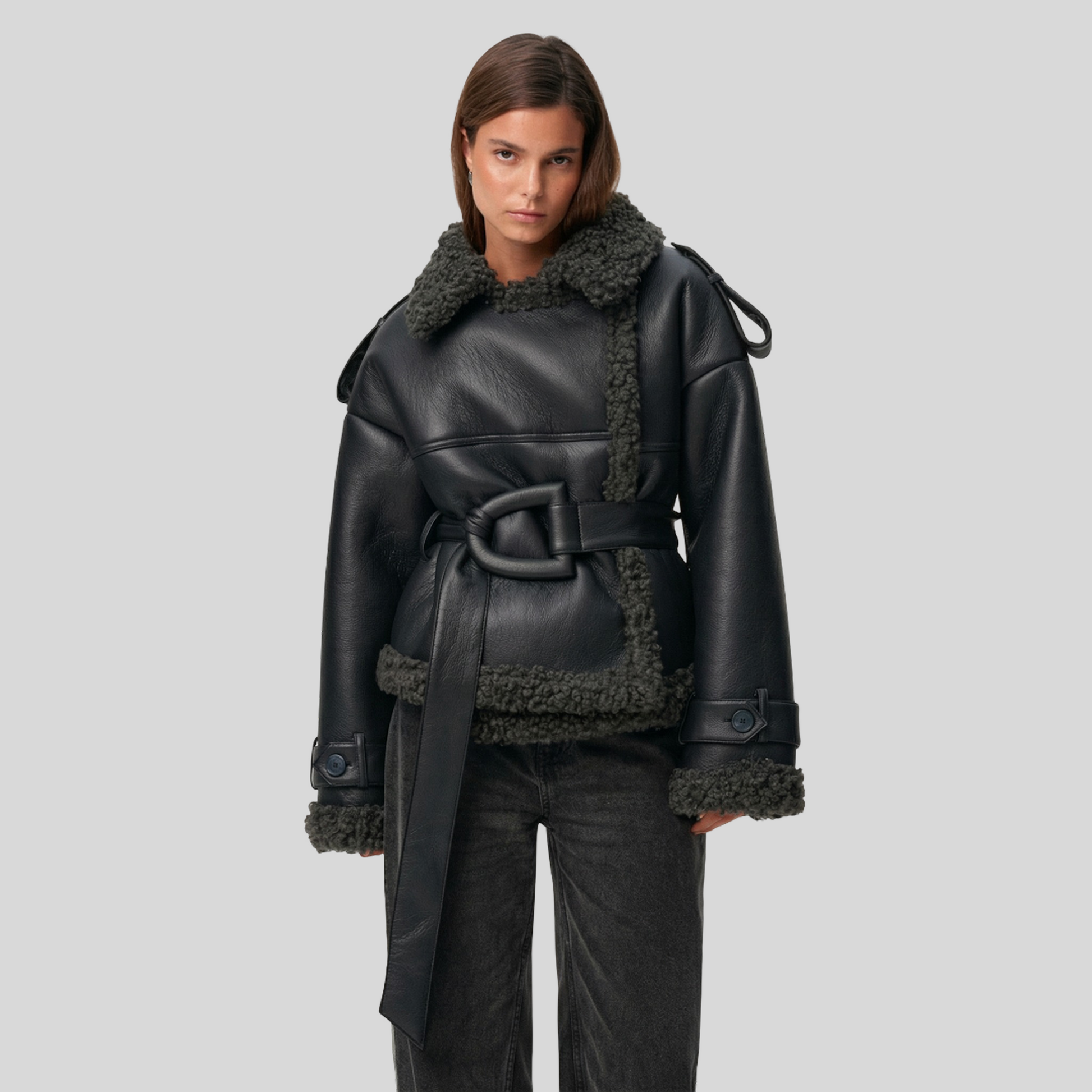 CHAQUETA PIEL DE OVEJA - Veska 